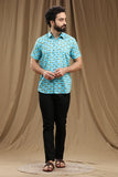 HAND BLOCK PRINT SHIRT REGULAR FIT