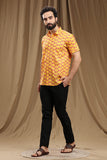 HAND BLOCK PRINT SHIRT REGULAR FIT