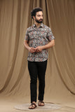 KALAMKARI BLOCK PRINT SHIRT REGULAR FIT