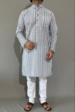 COTTON HANDBLOCK LONG KURTA