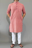 COTTON HANDBLOCK LONG KURTA