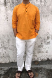 COTTON TEXTURED SHORT KURTA