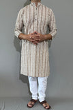 COTTON HANDBLOCK LONG KURTA