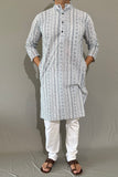 COTTON HANDBLOCK LONG KURTA