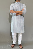 COTTON HANDBLOCK LONG KURTA