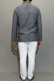 GREY COTTON SHORT KURTA