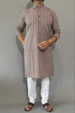 COTTON HANDBLOCK LONG KURTA