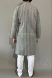 COTTON HANDBLOCK LONG KURTA