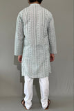 COTTON HANDBLOCK LONG KURTA