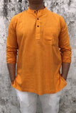 COTTON TEXTURED SHORT KURTA