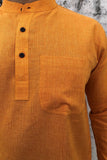 COTTON TEXTURED SHORT KURTA