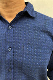 COTTON DOBBY CHECKED SHIRT