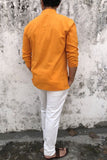 COTTON TEXTURED SHORT KURTA