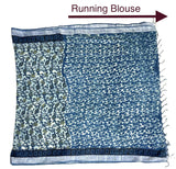 HAND BLOCK SAREE WITH RUNNING BLOUSE ( Image Blouse not included)