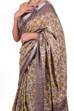 HAND BLOCK SAREE WITH RUNNING BLOUSE ( Image Blouse not included)