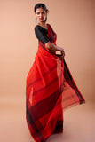 HANDLOOM SAREE WITH RUNNING BLOUSE ( Image Blouse not included)