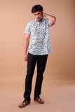 HAND BLOCK PRINT SHIRT REGULAR FIT