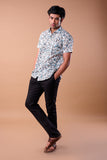 HAND BLOCK PRINT SHIRT REGULAR FIT